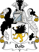 English Coat of Arms for the family Bold