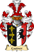 v.23 Coat of Family Arms from Germany for Castner