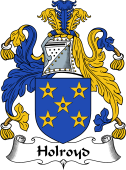 English Coat of Arms for the family Holroyd