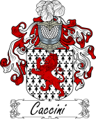 Araldica Italiana Coat of arms used by the Italian family Caccini