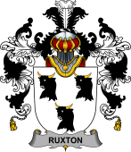 Irish Family Coat of Arms (v.25b) Ruxton