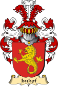 v.23 Coat of Family Arms from Germany for Imhof