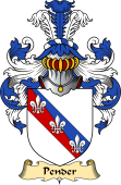 English Coat of Arms (v.23) for the family Pender