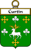 Irish Badge for Curtin or McCurtin