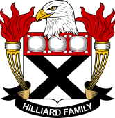 Coat of arms used by the Hilliard family in the United States of America