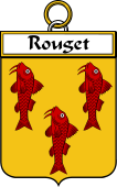 French Coat of Arms Badge for Rouget