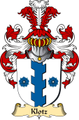 v.23 Coat of Family Arms from Germany for Klotz