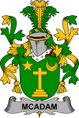 Irish Coat of Arms for McAdam