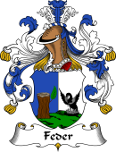 German Wappen Coat of Arms for Feder