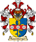 German Coat of Arms (v.25b) Rosenberger