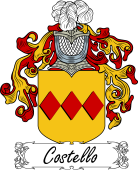 Araldica Italiana Coat of arms used by the Italian family Costello