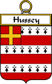 Irish Badge for Hussey or O'Hosey