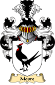 English Coat of Arms (v.23) for the family Moore I
