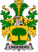 Swedish Coat of Arms for Lindeberg