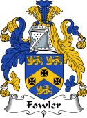 English Coat of Arms for the family Fowler