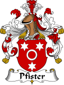German Wappen Coat of Arms for Pfister