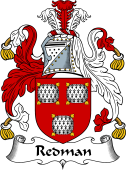 English Coat of Arms for Redman