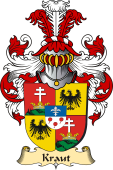 v.23 Coat of Family Arms from Germany for Kraut