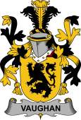 Irish Coat of Arms for Vaughan