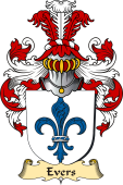 v.23 Coat of Family Arms from Germany for Evers