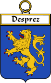 French Coat of Arms Badge for Desprez