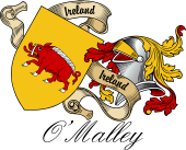 Sept (Clan) Coat of Arms from Ireland for O'Malley