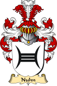 v.23 Coat of Family Arms from Germany for Nuhn