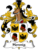 German Wappen Coat of Arms for Hennig