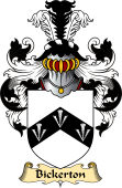 English Coat of Arms (v.23) for the family Bickerton