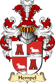 v.23 Coat of Family Arms from Germany for Hempel