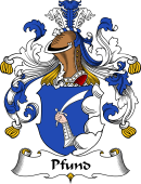 German Wappen Coat of Arms for Pfund