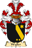 v.23 Coat of Family Arms from Germany for Wyller