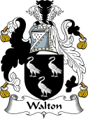 English Coat of Arms for the family Walton II