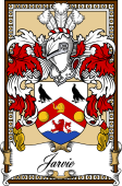 Scottish Coat of Arms Bookplate for Jarvie
