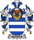 Irish Family Coat of Arms (v.25b) Gilfoyle or McGilfoyle