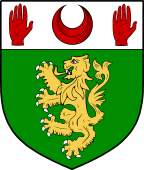 Irish Family Shield for MacCartan or MacArtan