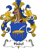 German Wappen Coat of Arms for Habel