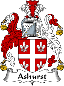 English Coat of Arms for the family Ashurst