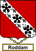 English Coat of Arms Shield Badge for Roddam