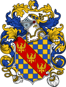 English or Welsh Coat of Arms for Harward (Worcestershire and Cornwall)