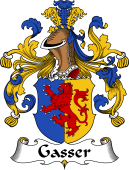 German Wappen Coat of Arms for Gasser