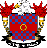 Coat of arms used by the Josselyn family in the United States of America