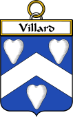 French Coat of Arms Badge for Villard