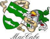 Sept (Clan) Coat of Arms from Ireland for MacCabe