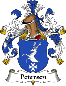 German Wappen Coat of Arms for Petersen
