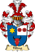 v.23 Coat of Family Arms from Germany for Tilling