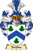 English Coat of Arms (v.23) for the family Tomlins