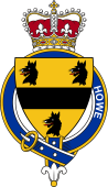 British Garter Coat of Arms for Howe (England)