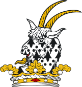 Family crest from Ireland for Bagot (Dublin)