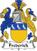 English Coat of Arms for the family Frederick
